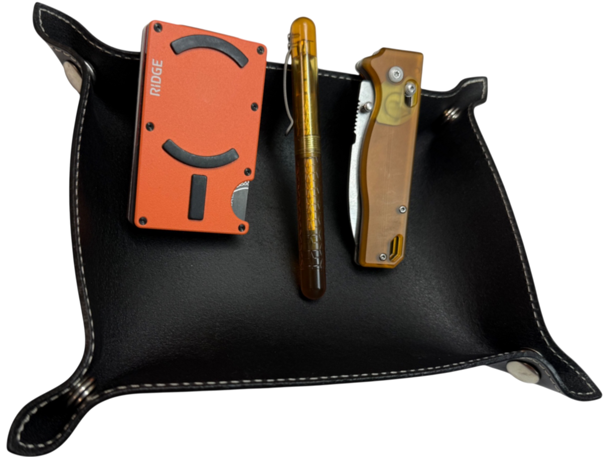 Basecamp - Full Grain Leather Catchall Tray by Maratac®