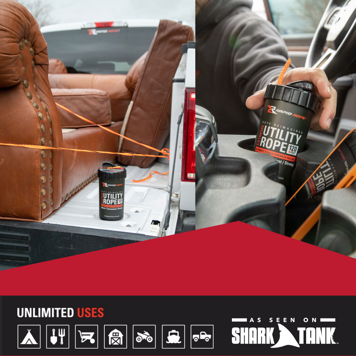 Camo Utility Rope & Mini Canister