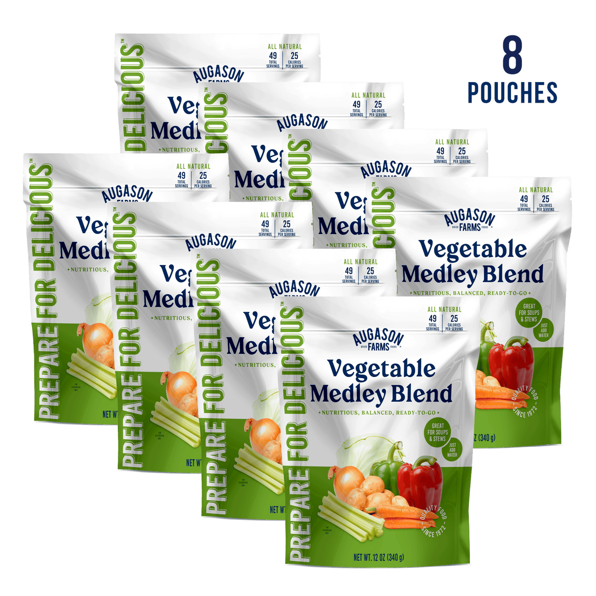 Vegetable Medley Blend Pouch, 49 Servings