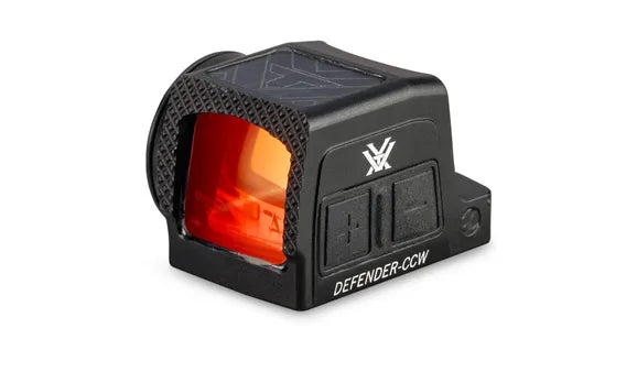 Vortex Defender-CCW Enclosed Solar Micro Red Dot - 3 MOA Dot / 32 MOA Circle Reticle