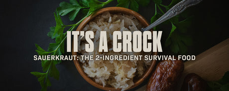The Sauerkraut Crock: 2-Ingredient Survival Food