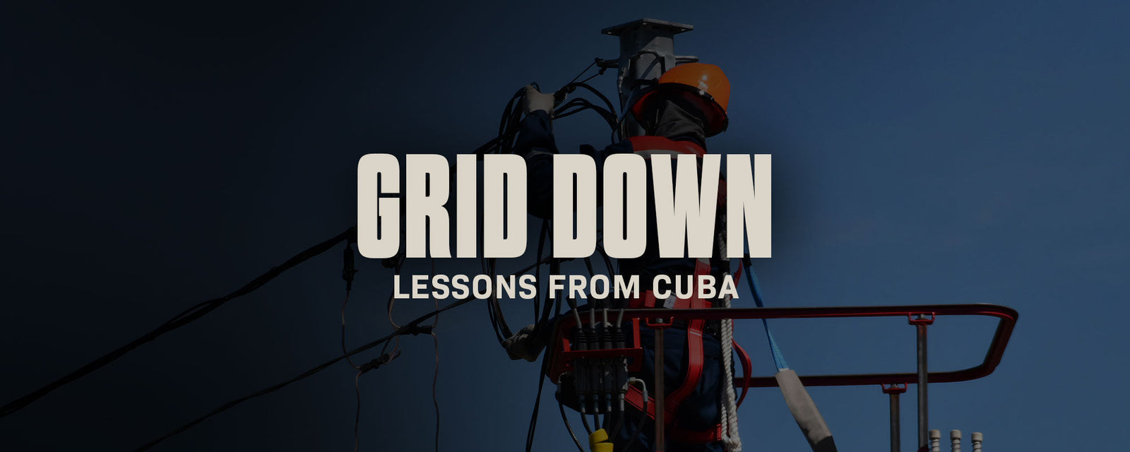 The 7-Day Shadow: Lessons from the Cuban Grid Failure