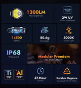 Wuben E8 V2 Modular Flashlight 🔥 CC Exclusive Custom Combo Kit 🔥 Now Shipping!