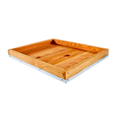 10-Frame Cypress Metal Capped Telescoping Cover