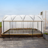 10' Essential High Tunnel Kit - Roll-up Sides and End Wall Door Kit Included
