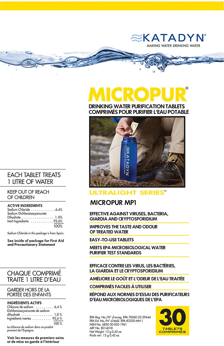 Micropur Tablets 20 Pk