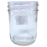 1/2 Glass Pint Mason Jar - 8 oz