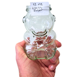 12 oz Glass Bear Honey Jar