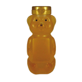 12 oz Plastic Flat Panel Honey Bears