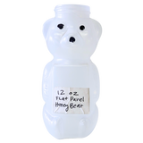 12 oz Plastic Flat Panel Honey Bears