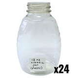 12 oz Plastic Classic Honey Jar