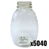 12 oz Plastic Classic Honey Jar