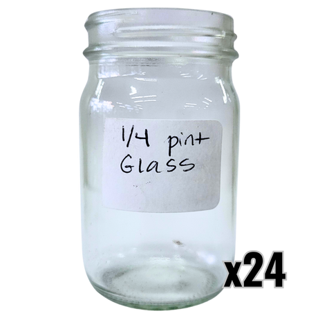 1/4 pint Glass Jars - 4 1/4 oz