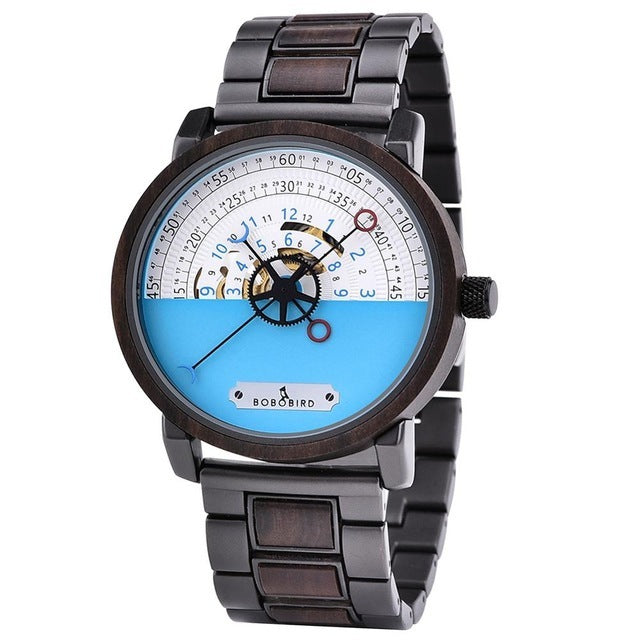 Automatic Wooden Mechanical Watch