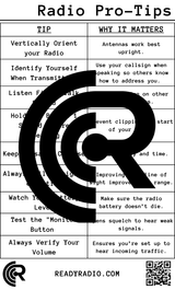 Ready Radio™ Comms Cards