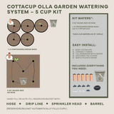 Thirsty Earth: CottaCup Automatic Olla Watering System For Your Garden