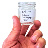 1.5 oz Glass Sample Jar