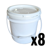 1 Gallon Round Bucket and Lid with Gasket