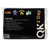 Quake Kits 2 Day Quick Grab Kit in Resealable Bag