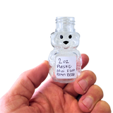 2 oz Plastic Mini Flat Panel Honey Bears