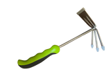 2-in-1 Garden Cultivator Rake Hoe Tiller Tool