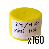 24/410 Mini Honey Bear Plastic Lids