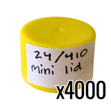 24/410 Mini Honey Bear Plastic Lids