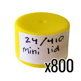 24/410 Mini Honey Bear Plastic Lids