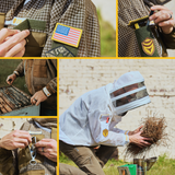 Sting Stopper Professional Ventilated Beekeeping Jacket - Olive Green