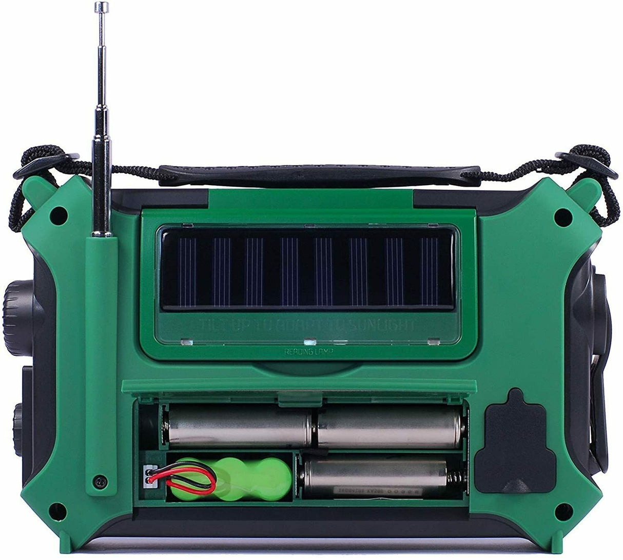 Kaito KA500 AM FM Shortwave Dynamo Solar Crank Emergency Weather Radio Green