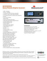 BCD260DN Uniden Police Scanner