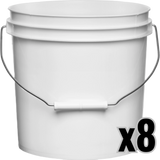 2 Gallon Round Bucket and Lid with Gasket