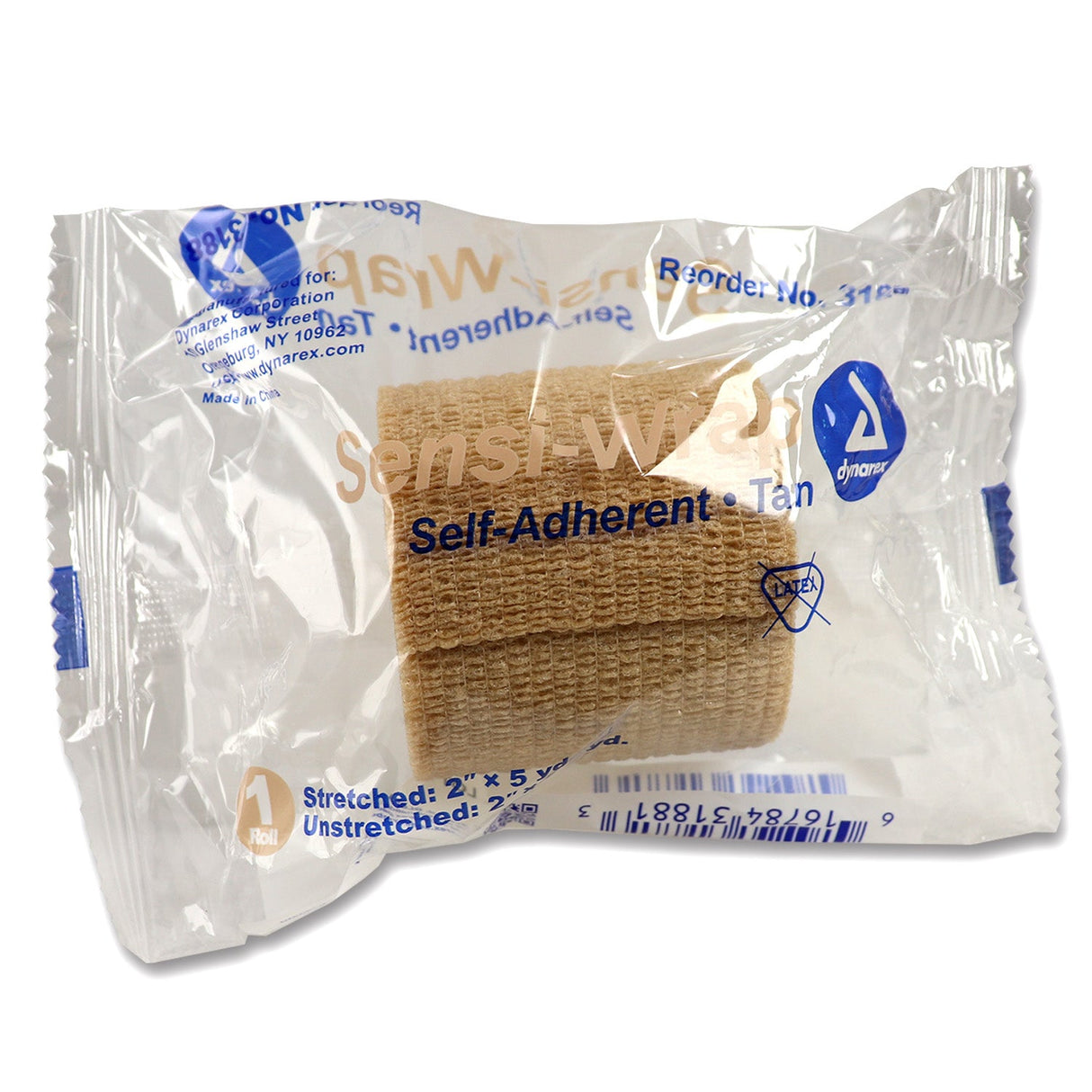 Sensi Wrap, Self-Adherent - Latex Free, 2" x 5 yds Tan, 1 each