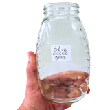 32 oz Glass Classic Honey Jars