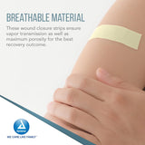1/4"x1-1/2" SecureStrip Adhesive Wound Closures, 6 per pouch