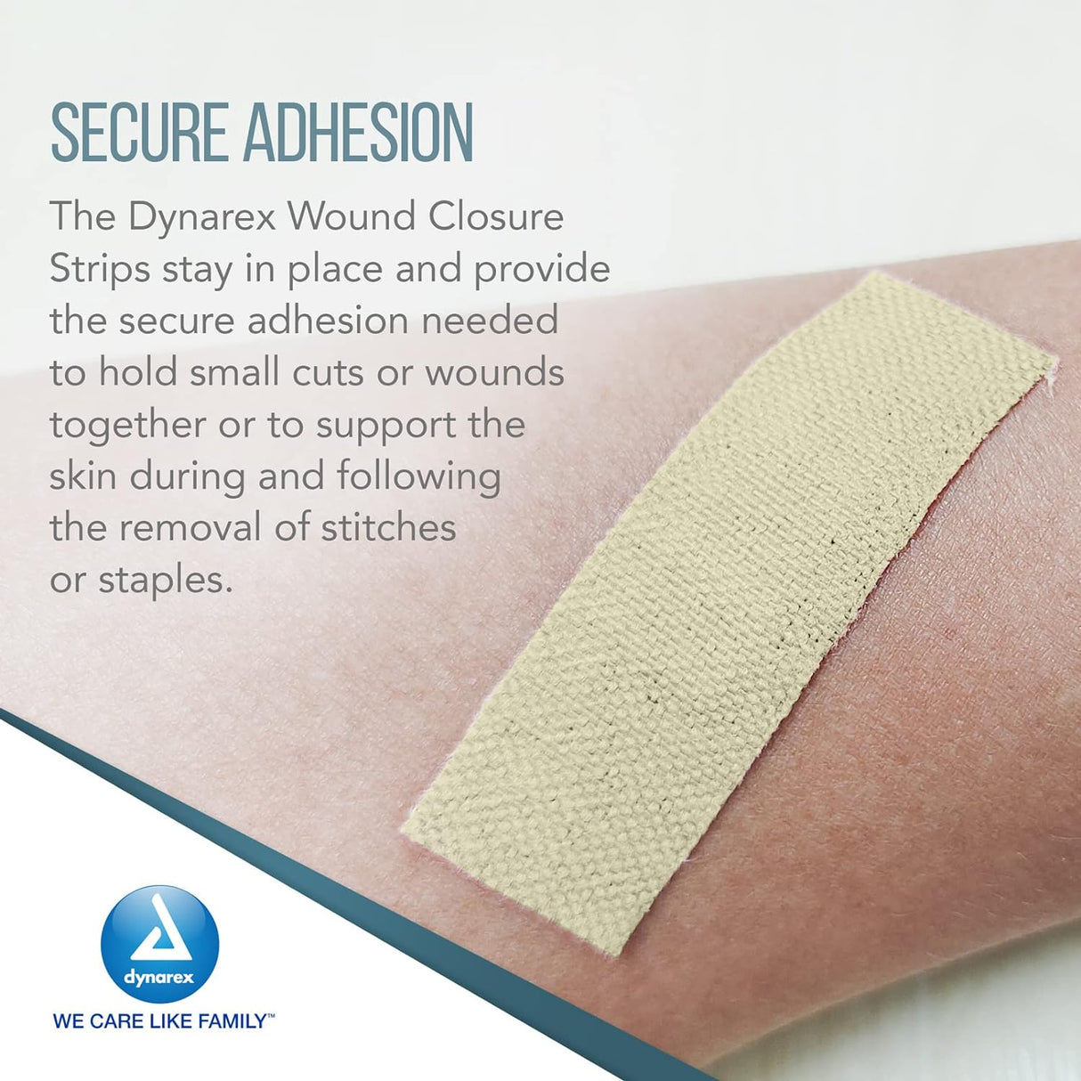 1/4" x 3" SecureStrip Adhesive Wound Closures, 3 per pouch