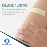 1/4" x 4" SecureStrip Adhesive Wound Closures, 10 per pouch