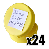 38mm 2-inch Inverted, Dripless Honey Jar Lids
