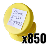 38mm 2-inch Inverted, Dripless Honey Jar Lids