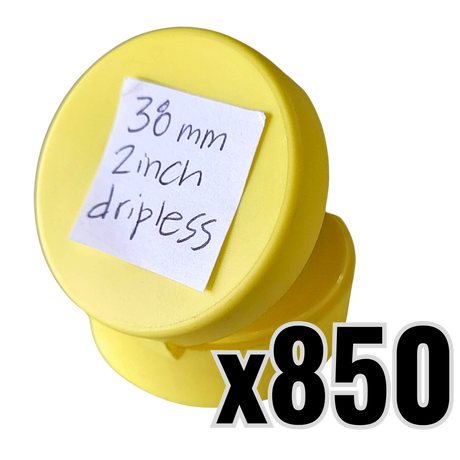 38mm 2-inch Inverted, Dripless Honey Jar Lids