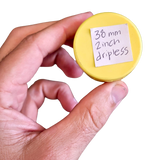 38mm 2-inch Inverted, Dripless Honey Jar Lids