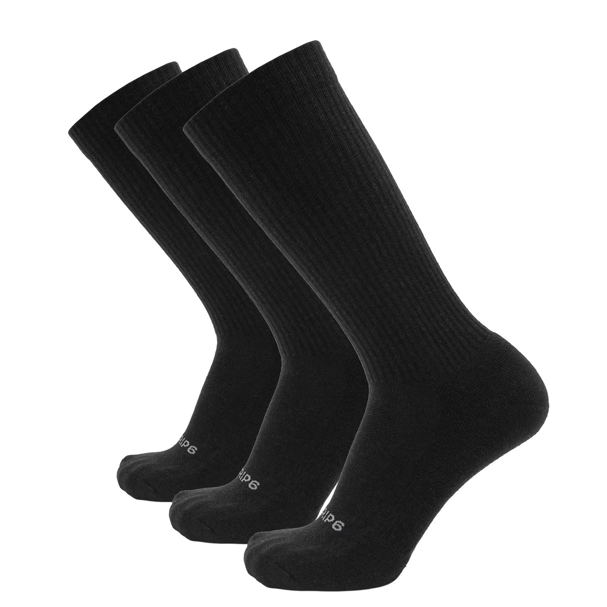 3 Pack Tactical Black Lightweight Boot Sock - Merino Wool