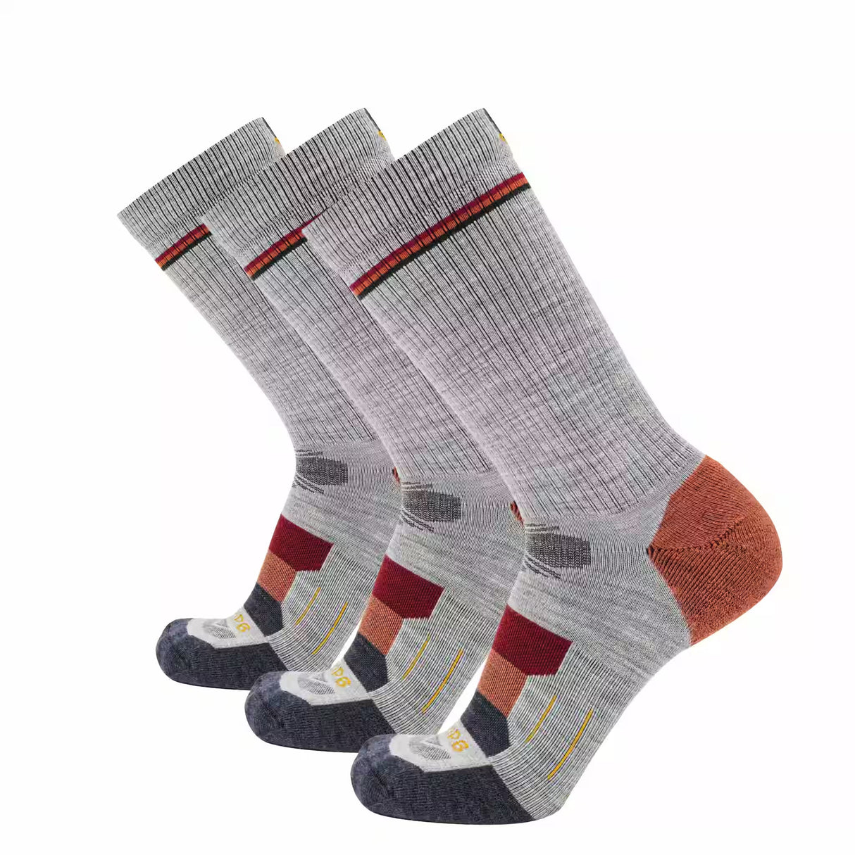 3 Pack Campfire - Hike Crew Lightweight Merino Wool Sock