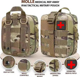 Ham Radio Go Bag with Tear-Away Velcro Back - Molle Compatible, Multi-Pocket Design for Radios, Cables, and Gear