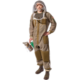 Sting Stopper Professional Ventilated Beekeeping Suit - Olive Green