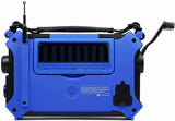 Kaito KA500 AM FM Shortwave Solar Crank Emergency NOAA Weather Alert Radio Blue