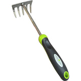 Stainless Steel 5 Tine Rake Cultivator Tiller Tool