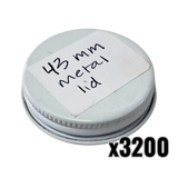 43mm Metal Jar Lid