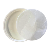48 mm White Plastic Lids with Pressure Seal