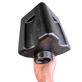 Black Plastic 1 Gallon Feeder Jar